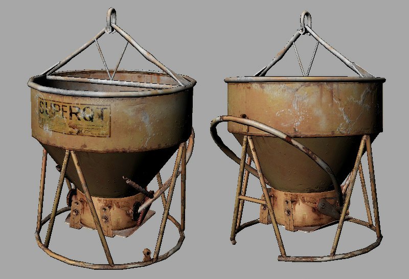 Concrete bucket